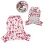 Girly Monkey Flannel Pajamas with 2 Pockets - Your Pet Connection