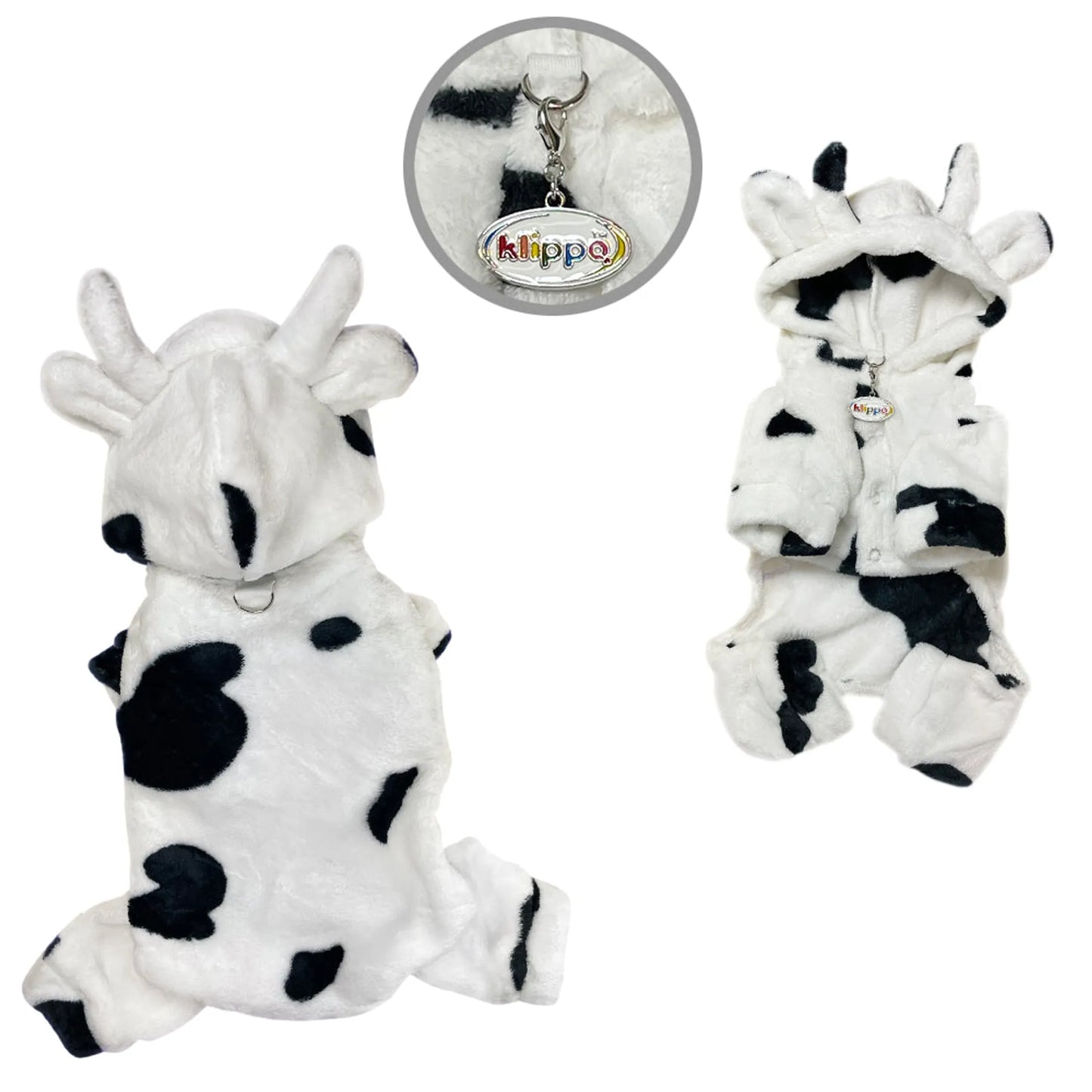 Ultra Plush Moo Cow Hooded Pajamas - Your Pet Connection