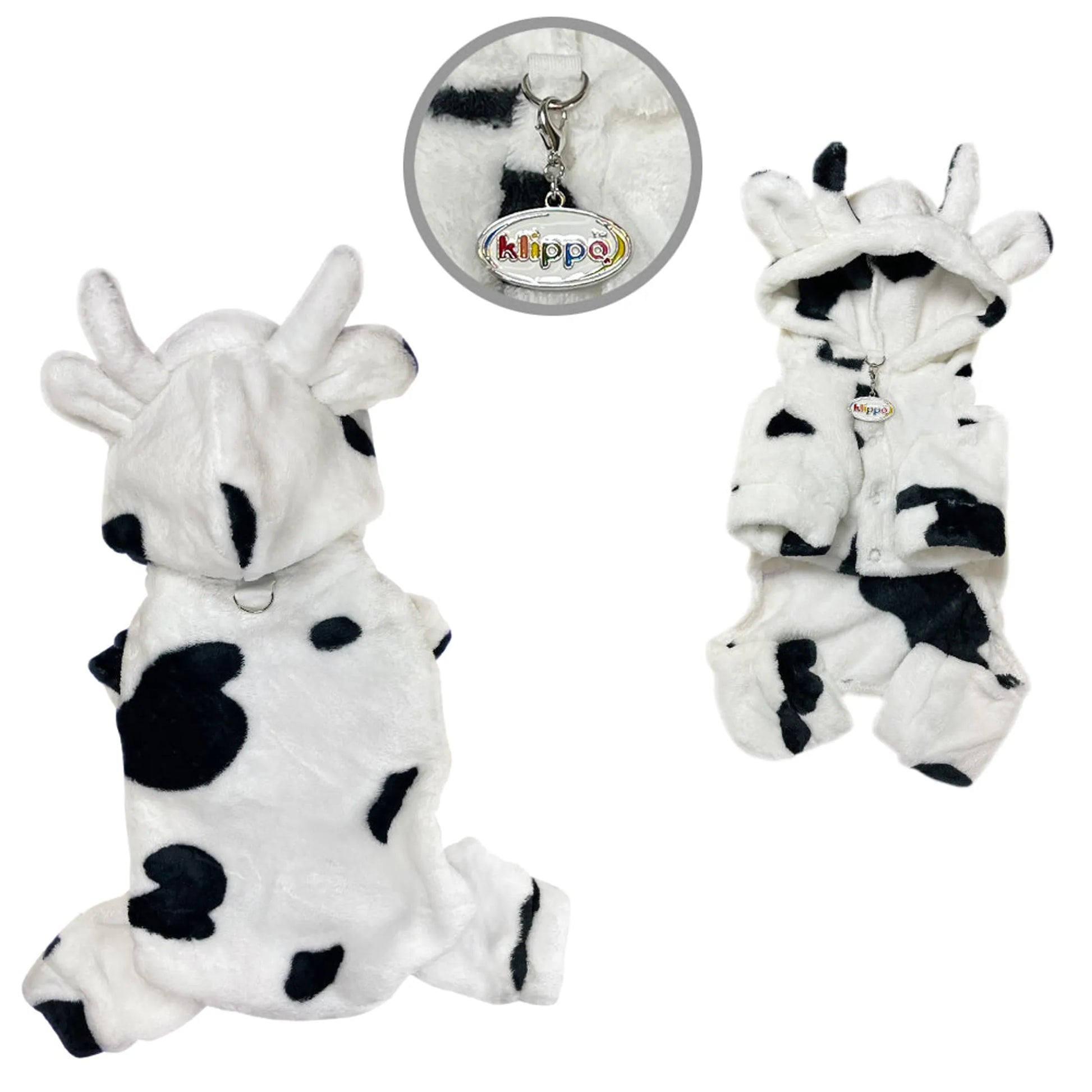 Ultra Plush Moo Cow Hooded Pajamas - Your Pet Connection