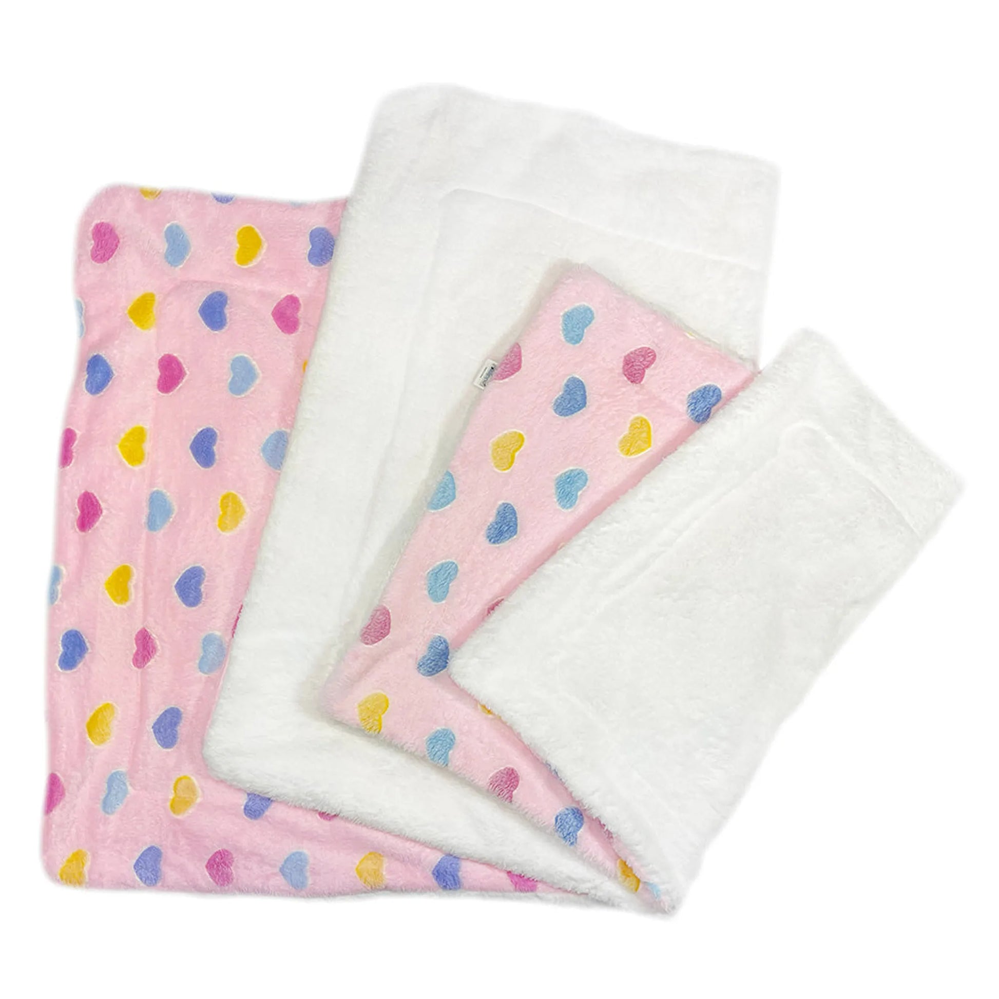 Ultra Plush Colorful Hearts Blanket - Your Pet Connection