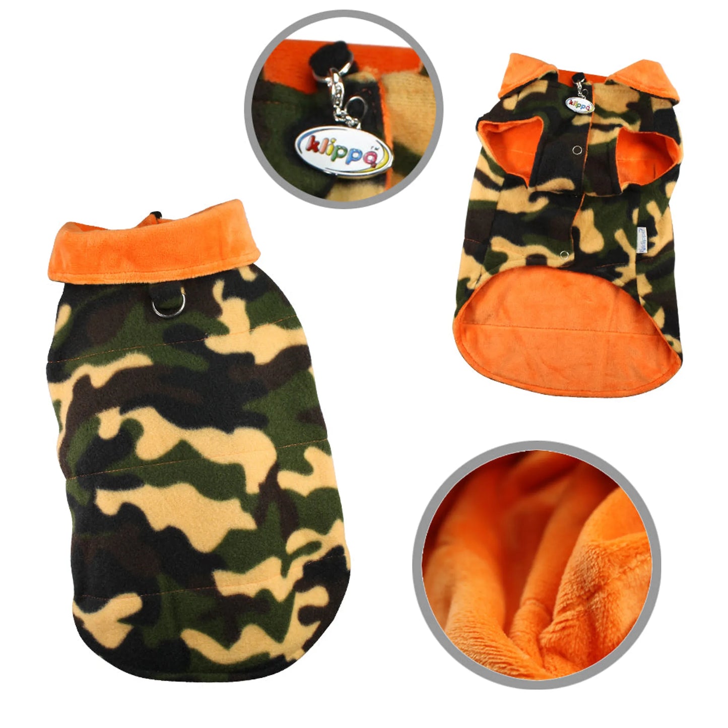 Klippo Pet Inc Trendy Camo Vest for Small Dogs