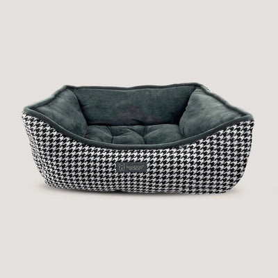 NANDOG Houndstooth Micro Plush Reversible Pet Bed - Your Pet Connection