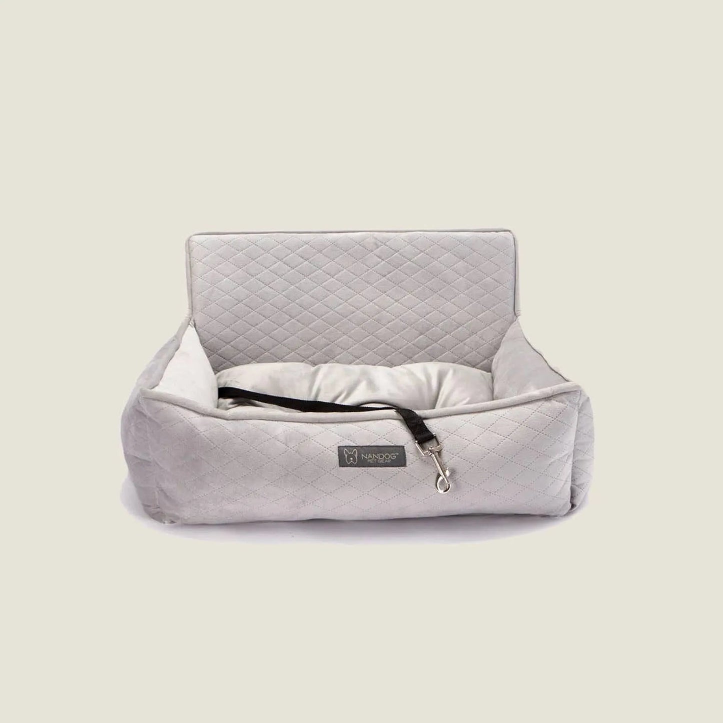 Nandog Dog Car Seat (LIGHT GREY) - LARGE - Your Pet Connection
