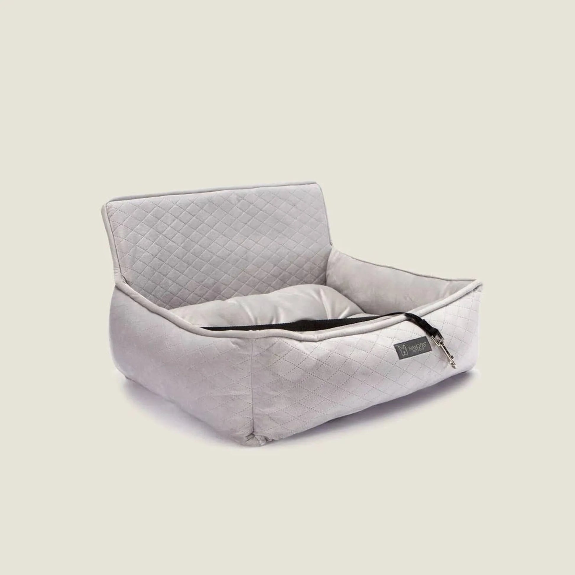 Nandog Dog Car Seat (LIGHT GREY) - LARGE - Your Pet Connection