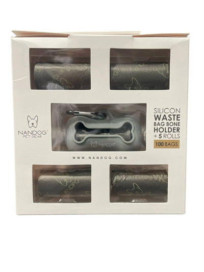 NANDOG Silicon Waste Bag Bone Holder Kit +5 Rolls - Your Pet Connection