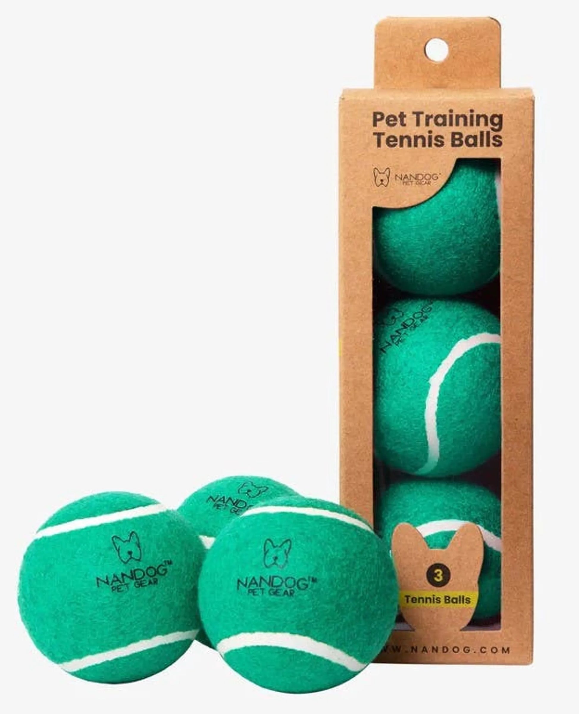 NANDOG Dog Tennis Training Balls Set - Your Pet Connection