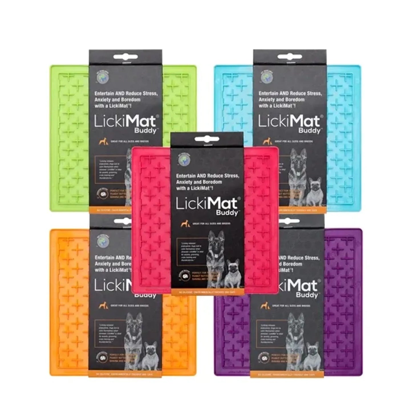 LickiMat Boredom Busters Pet Leisure Mat 20x20 cm
