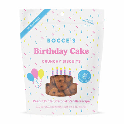 Bocce's Bakery Birthday Cake Biscuit Dog Treats 5oz - Your Pet Connection