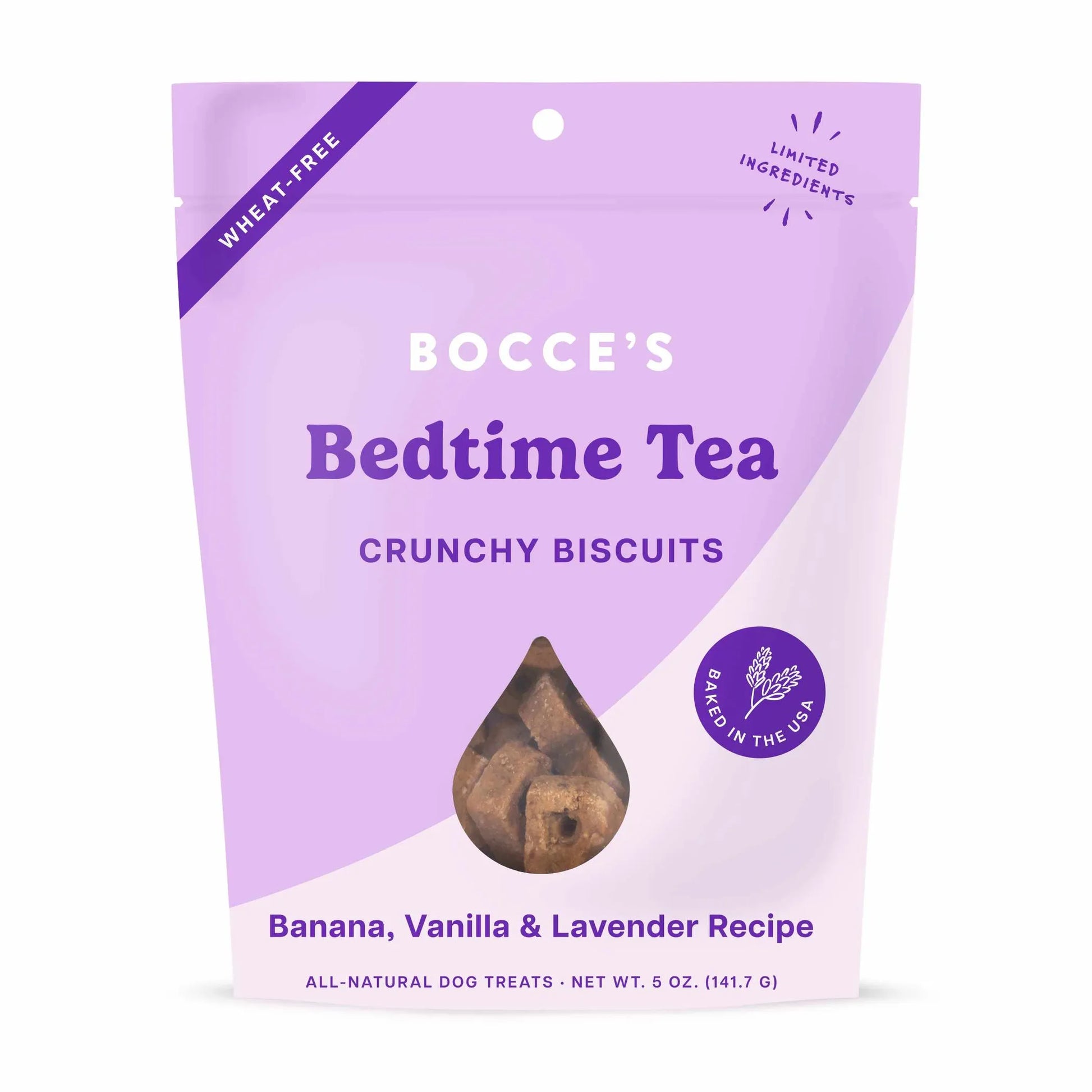 Bocce's Bakery Bedtime Tea Biscuit Dog Treats 5oz - Your Pet Connection