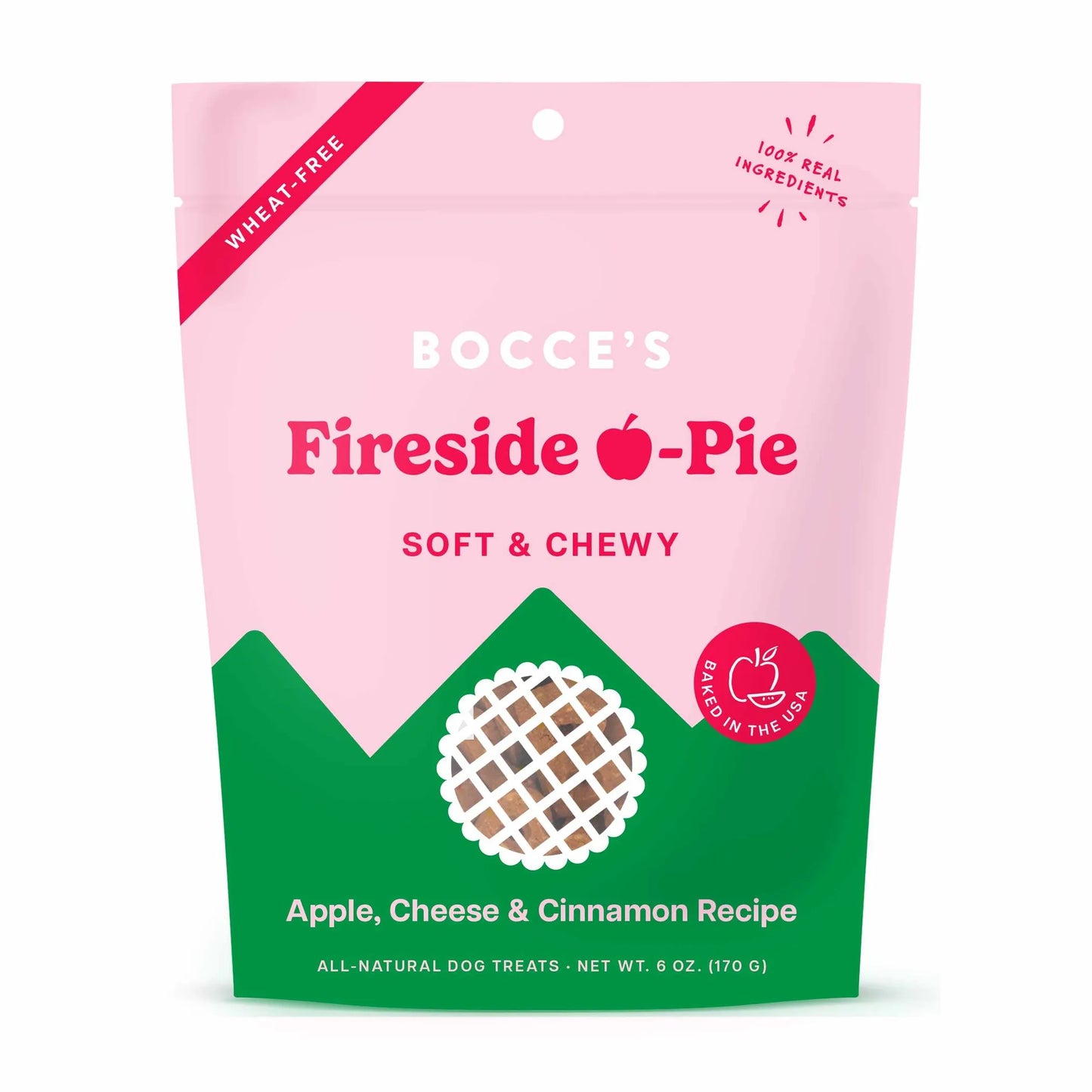 Bocce's Bakery Fireside Apple Pie Soft & Chewy Dog Treats 6oz - Your Pet Connection