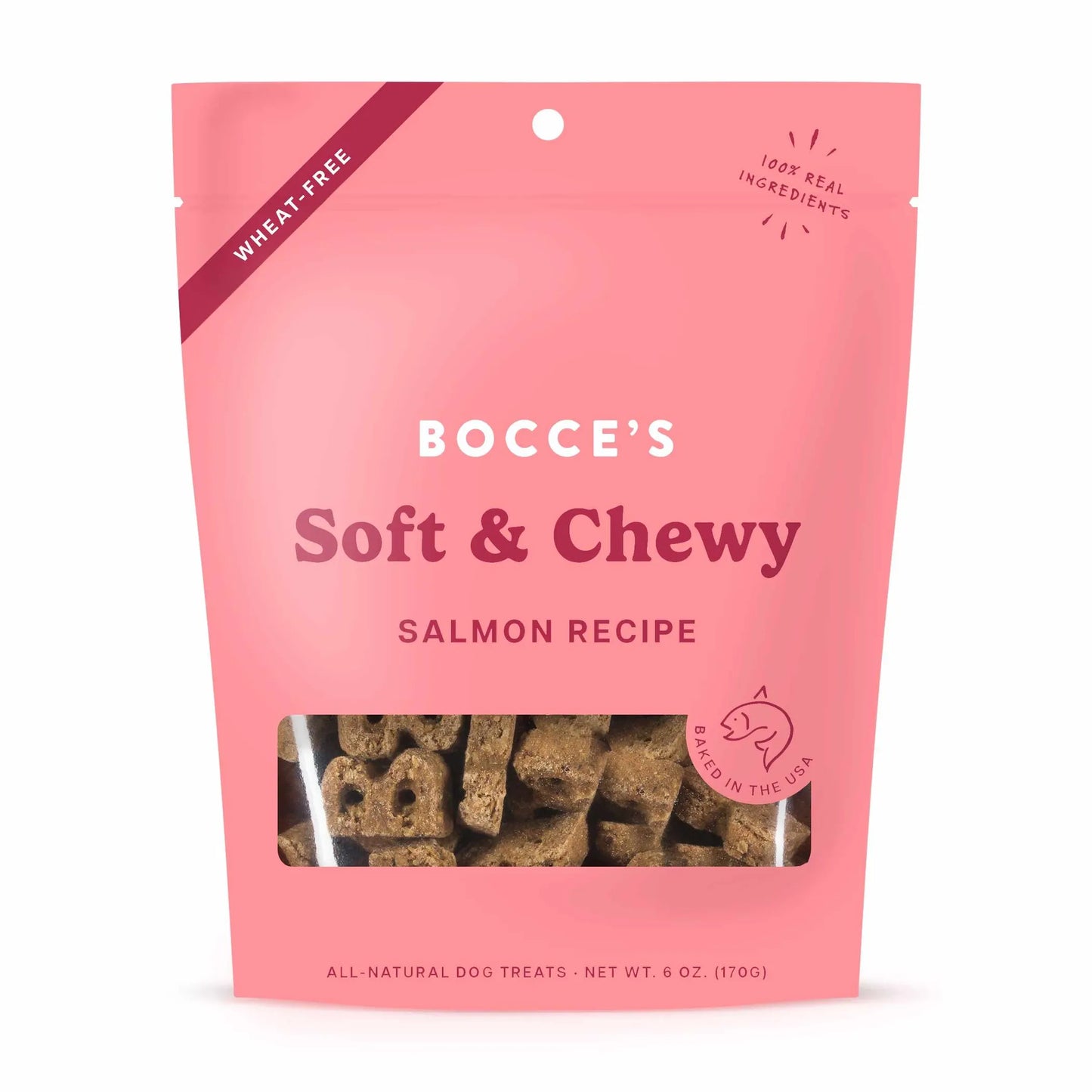 Bocce's Bakery Salmon Soft & Chewy Dog Treats 6oz - Your Pet Connection