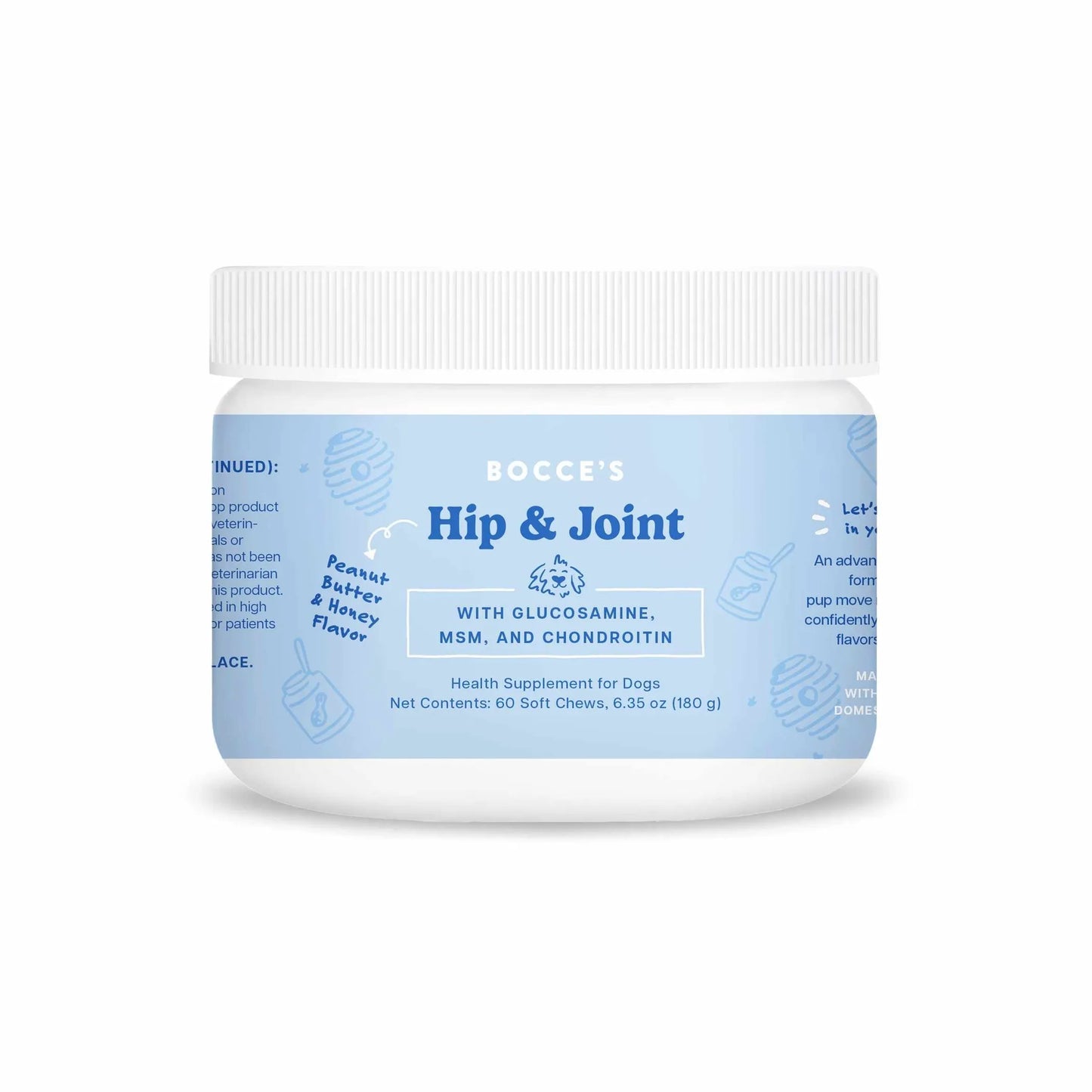 Bocce's Bakery Hip & Joint Soft Chew Dog Supplements 60 Count - Your Pet Connection