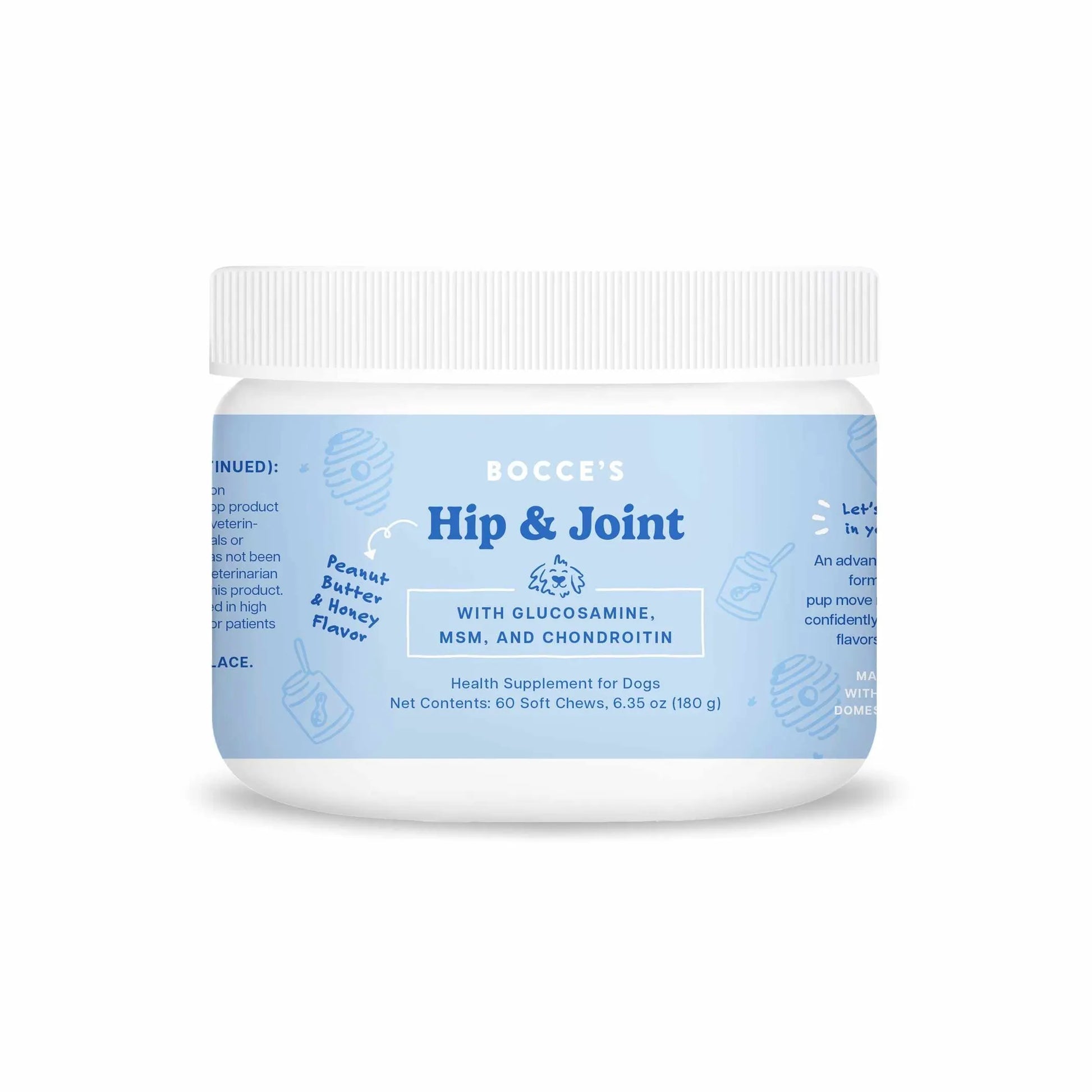 Bocce's Bakery Hip & Joint Soft Chew Dog Supplements 60 Count - Your Pet Connection