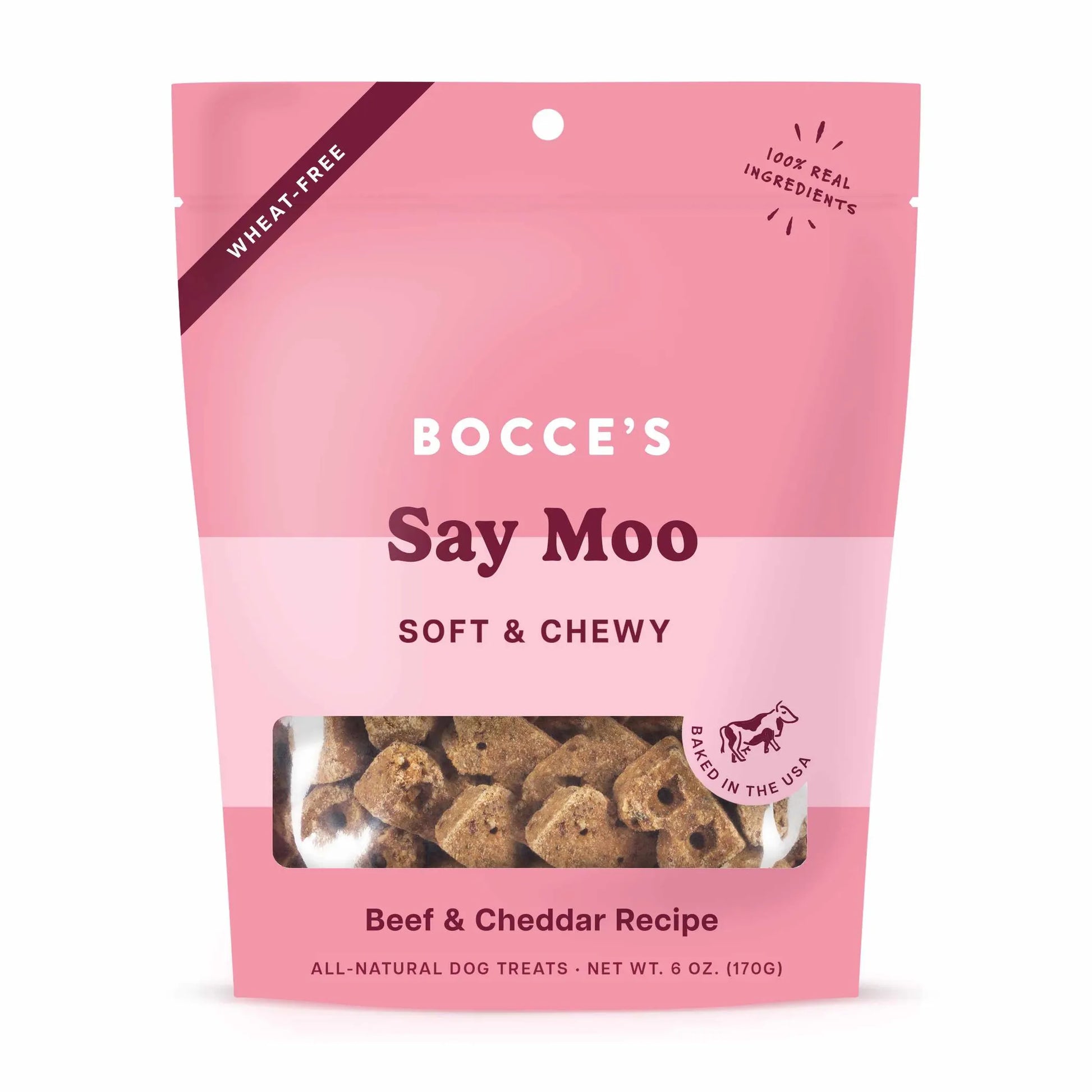 Bocce's Bakery Say MOOOO Soft & Chewy Dog Treats 6oz - Your Pet Connection