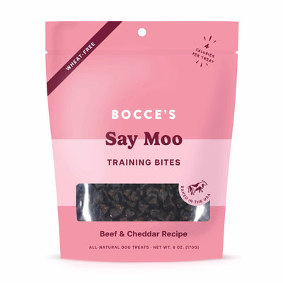 Bocce's Bakery Say MOOOO Training Bites Dog Treats 6oz - Your Pet Connection