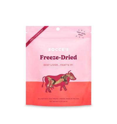 Bocce's Bakery Beef Liver Freeze Dried Treats 3oz - Your Pet Connection