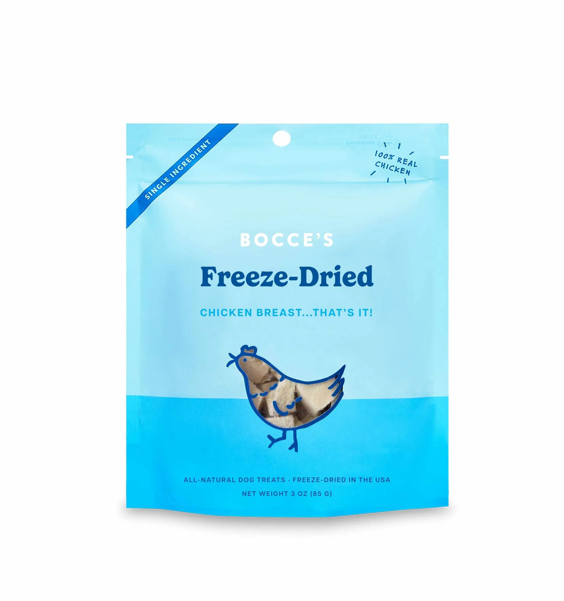 Bocce's Bakery Chicken Breast Freeze Dried Treats 3oz - Your Pet Connection