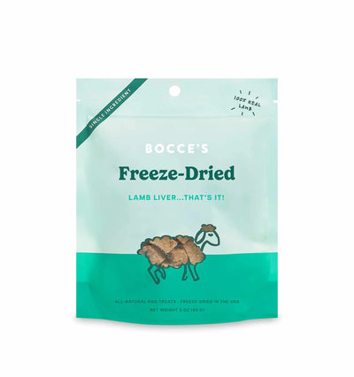 Bocce's Bakery Lamb Liver Freeze Dried Treats 3oz - Your Pet Connection