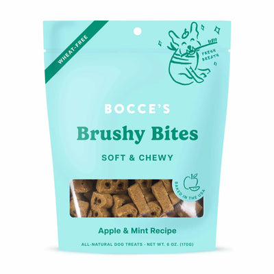 Bocce's Bakery Dailies Brushy Bites Soft & Chewy Dog Treats 6oz - Your Pet Connection