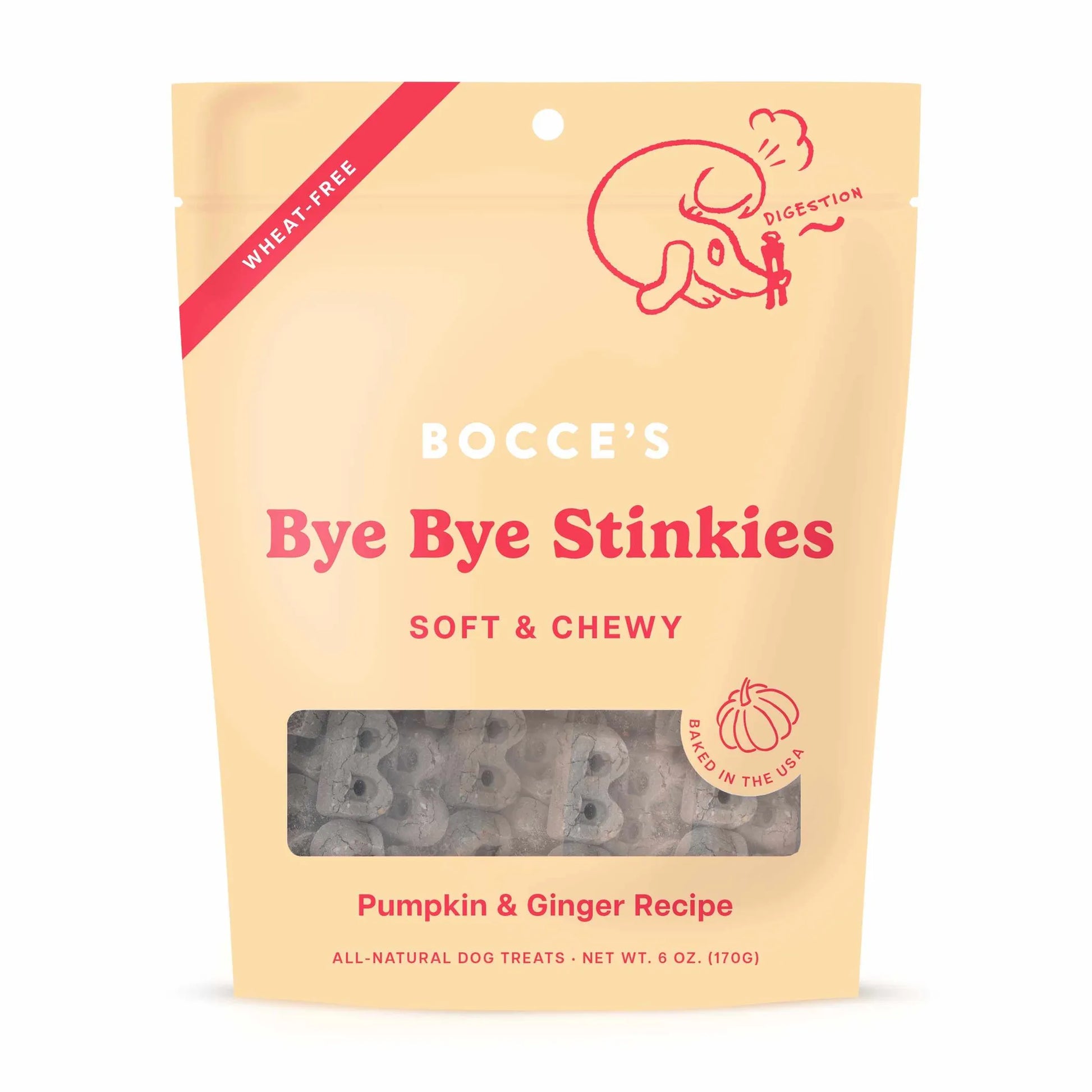 Bocce's Bakery Dailies Bye Bye Stinkies Soft & Chewy Dog Treats 6oz - Your Pet Connection