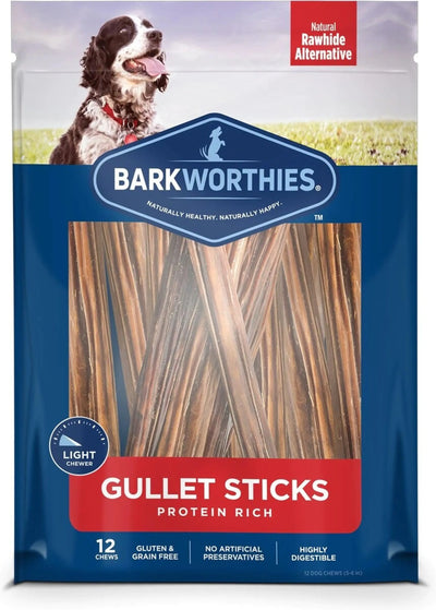 Barkworthies Beef Gullet - Sticks 6'' - Your Pet Connection