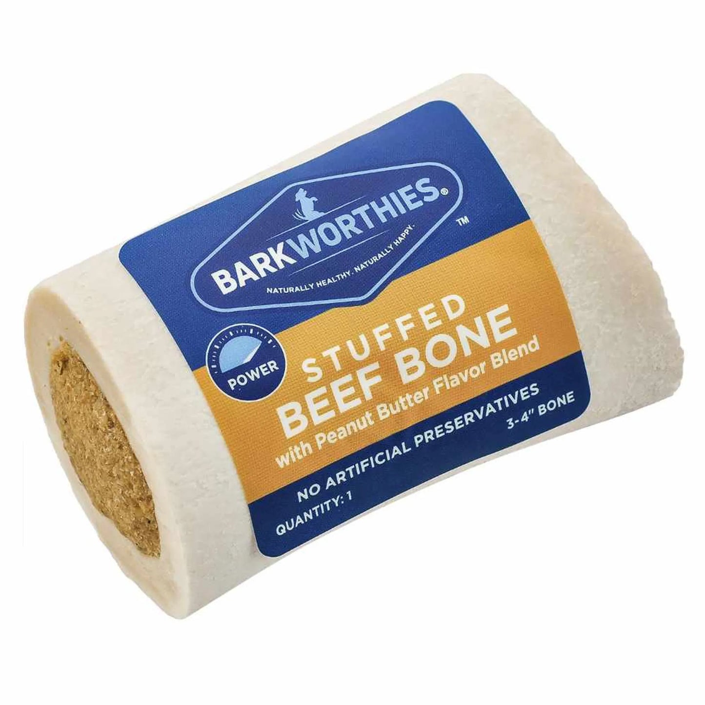 Barkworthies 3-4" Shin Bone Stuffed - Your Pet Connection