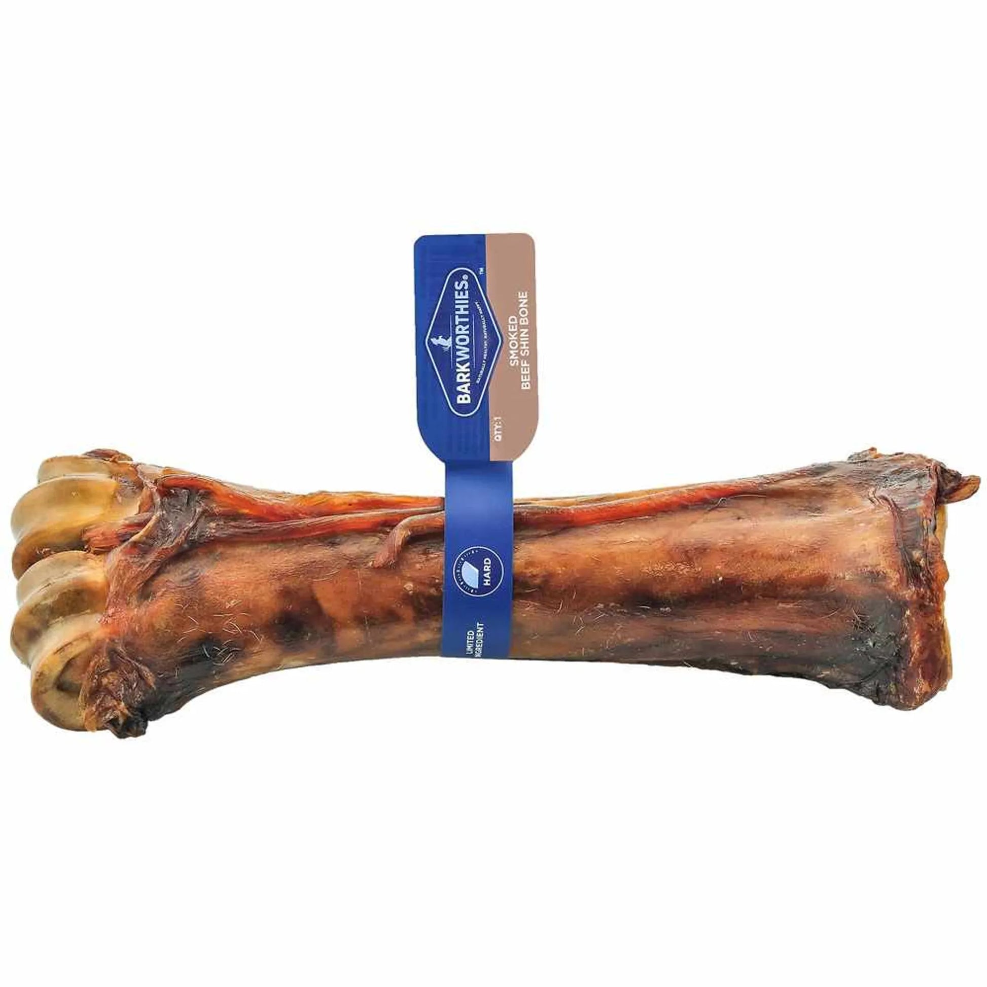 Barkworthies Smoky Shin Bone Individual - Your Pet Connection