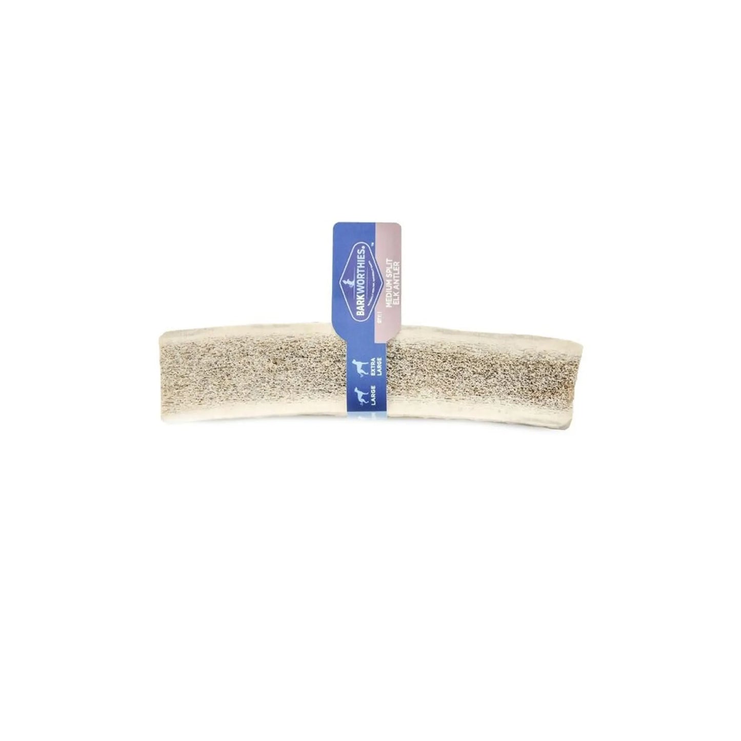 Barkworthies Split Elk Antler Chew Medium