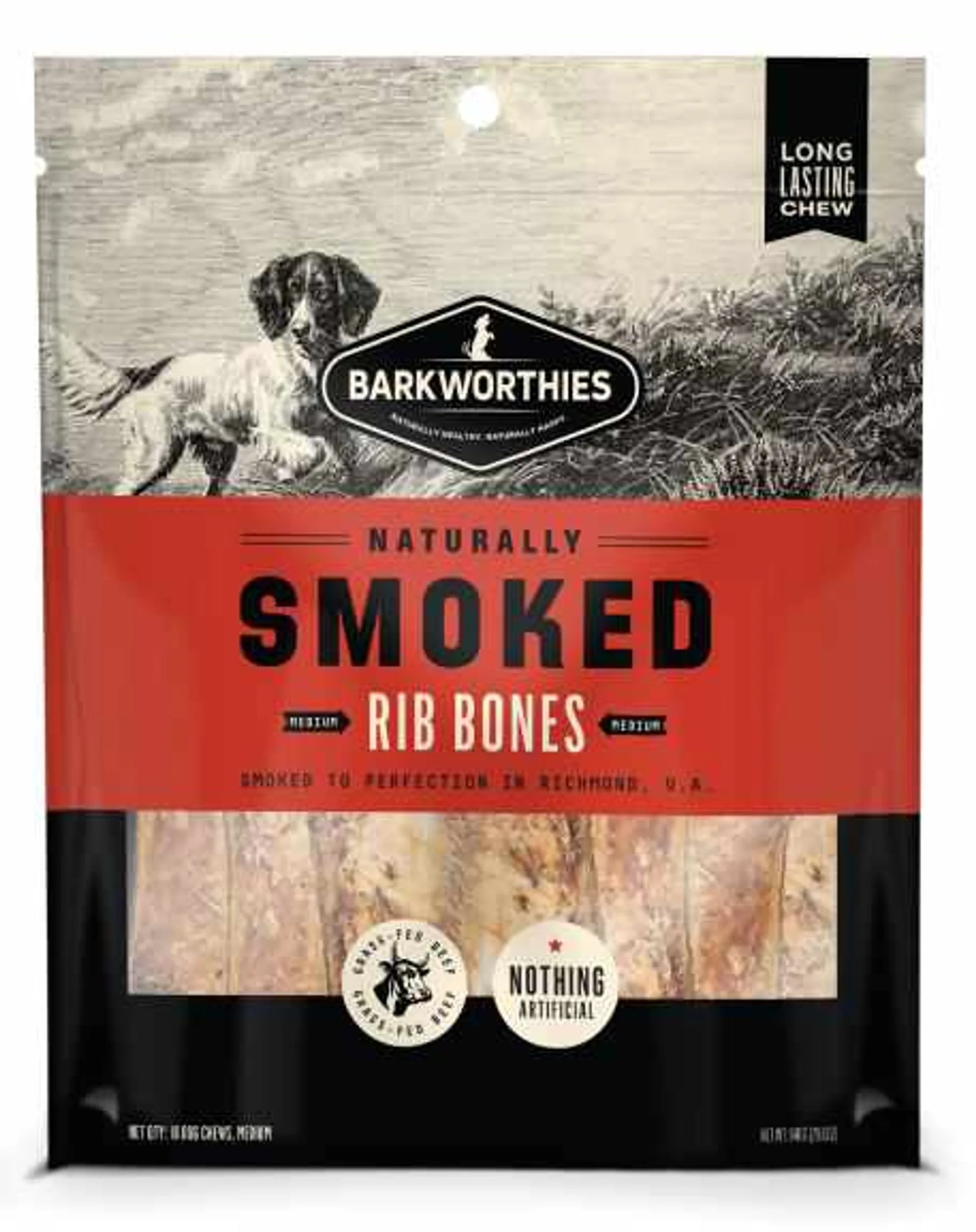 Barkworthies Smoked Rib 10pk - Your Pet Connection