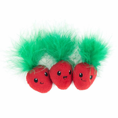 Catstages Strawbabies Cat Toy Pink 3pk - Your Pet Connection