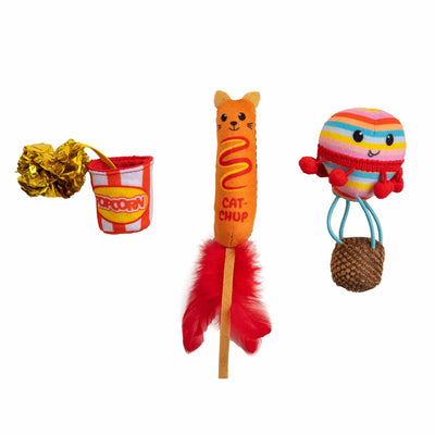 Catstages Pawrty Catnip Cat Toys 3 Pk - Your Pet Connection
