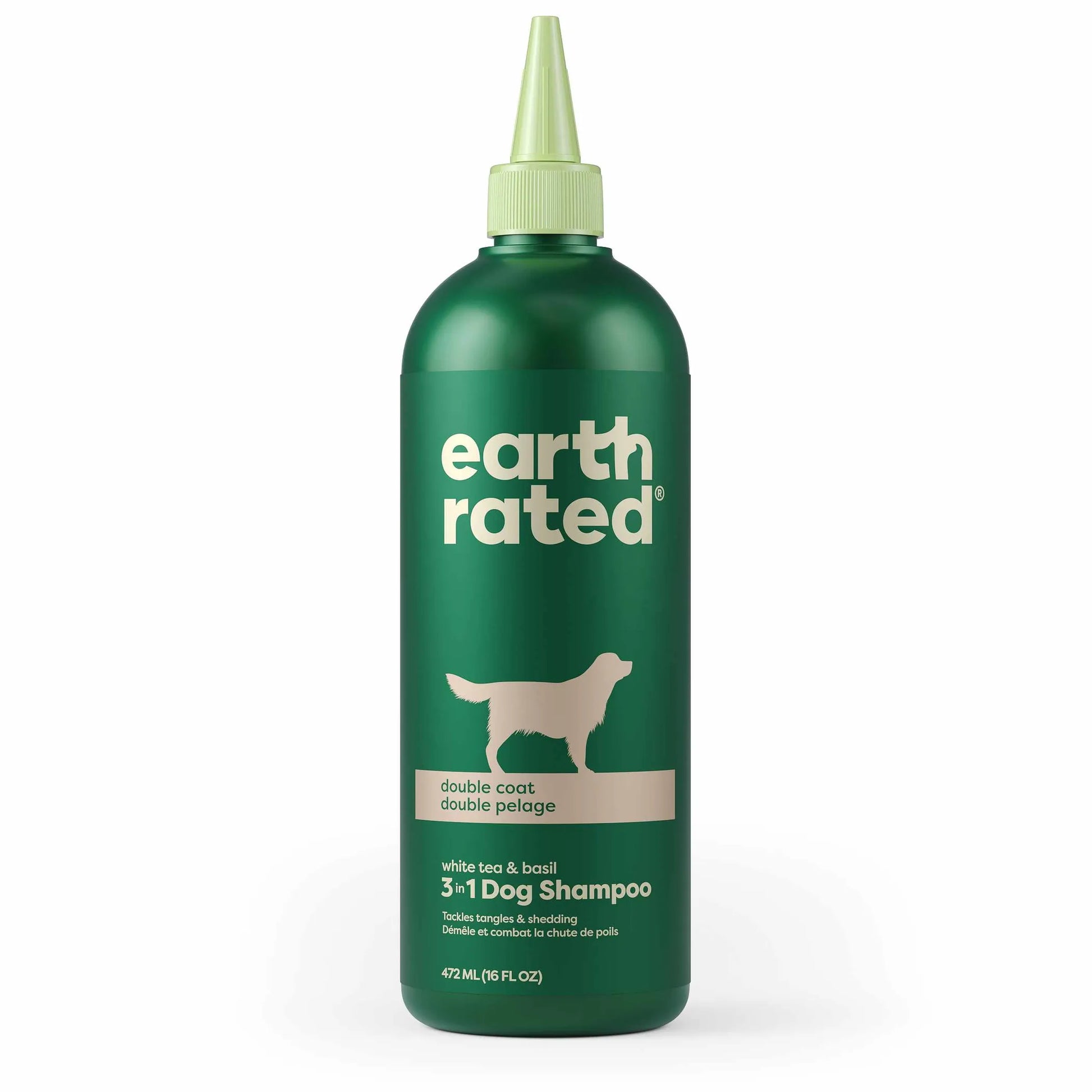 Earth Rated 3 in 1 Dog Shampoo Double Coat 16oz - Your Pet Connection