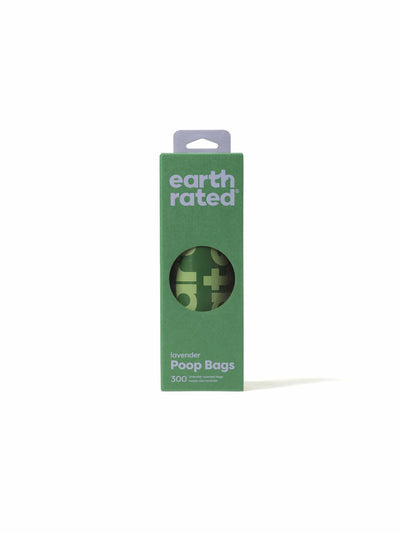 Earth Rated Lavender Poop Bags 300ct on a Large Single Roll - Your Pet Connection
