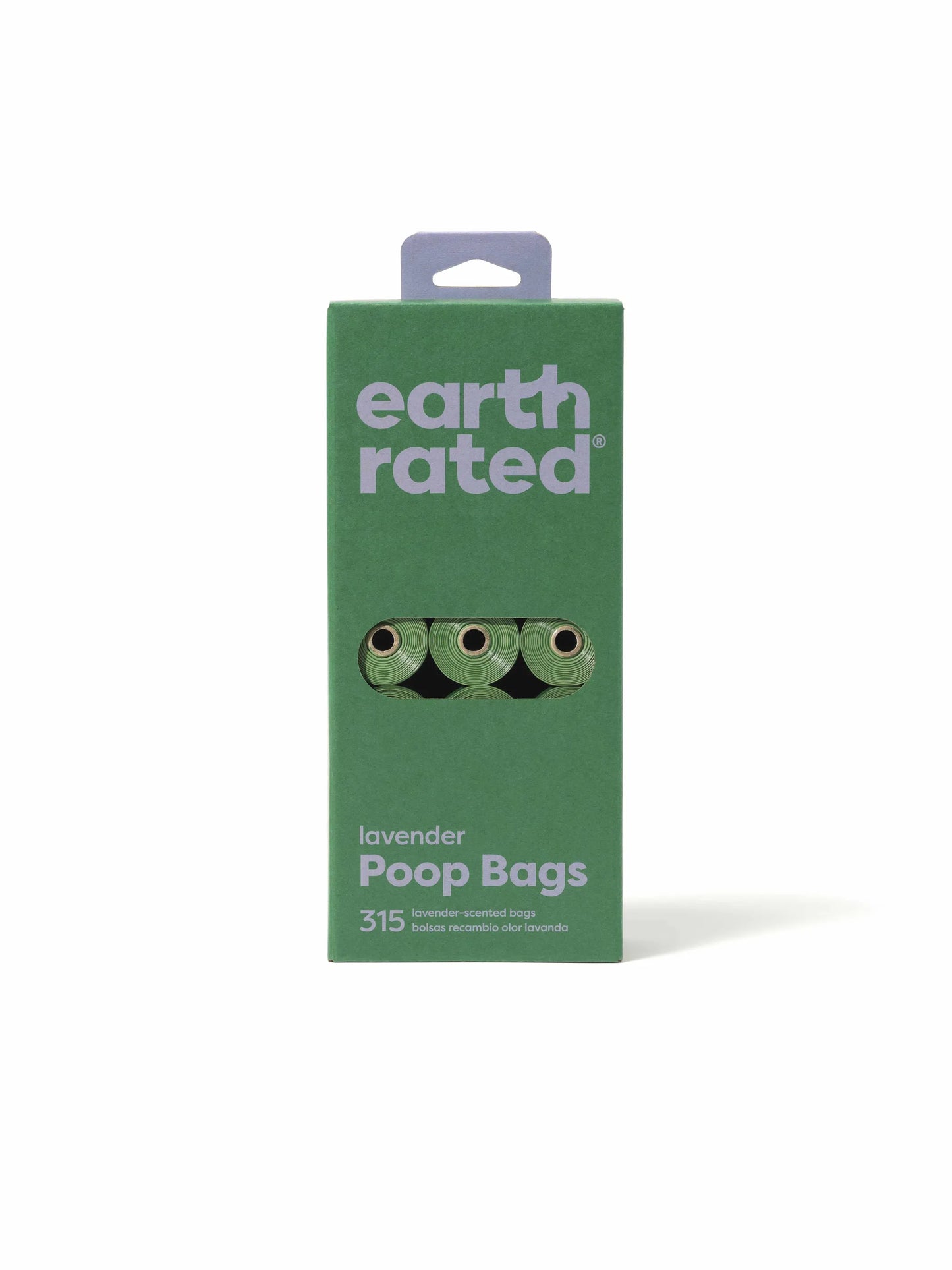 Earth Rated Lavender Poop Bags 315ct on 21 Refill Rolls - Your Pet Connection