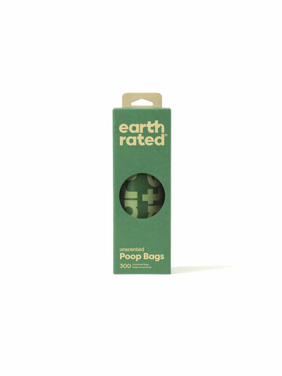 Earth Rated Unscented Poop Bags 300ct on a Large Single Roll - Your Pet Connection