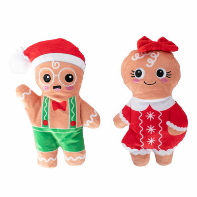 PetShop by Fringe Studio Here They Crumb Plush Dog Toy Set 2pc - Your Pet Connection