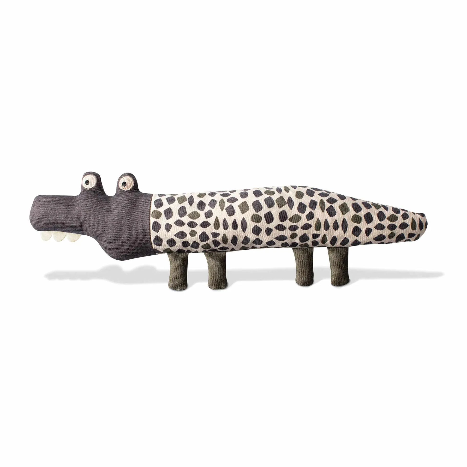 PetShop by Fringe Studio Croc My World Canvas Dog Toy - Your Pet Connection