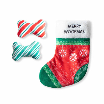 PetShop by Fringe Studio Merry Woofmas Hide & Seek Plush Dog Toy - Your Pet Connection