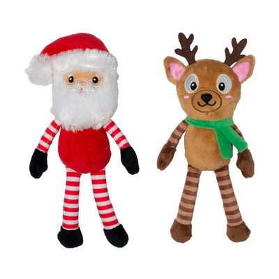 PetShop by Fringe Studio Friend At Frost Sight Plush Dog Toy Set 2pc - Your Pet Connection