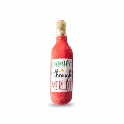 PetShop by Fringe Studio Dashin' Through Merlot Plush Dog Toy - Your Pet Connection
