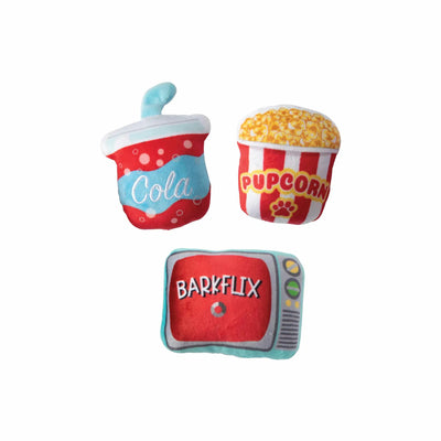PetShop by Fringe Studio Barkflix Dog Toy Set Small 3pc - Your Pet Connection