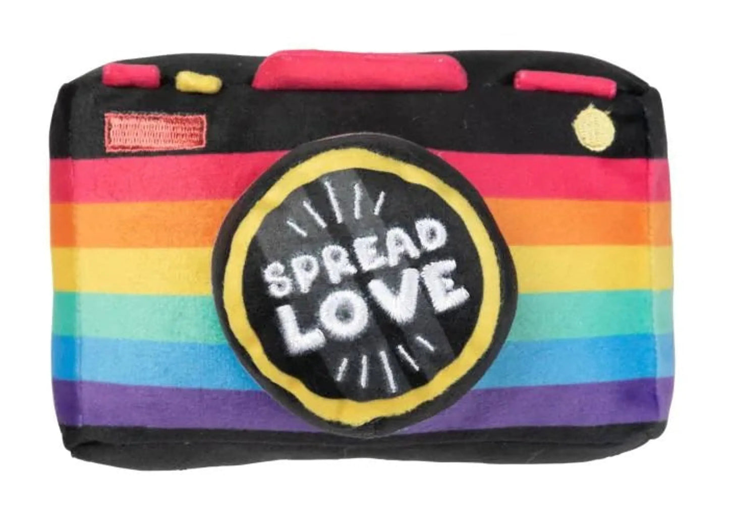 FuzzYard Spread Love Camera Plush Dog Toy - Your Pet Connection