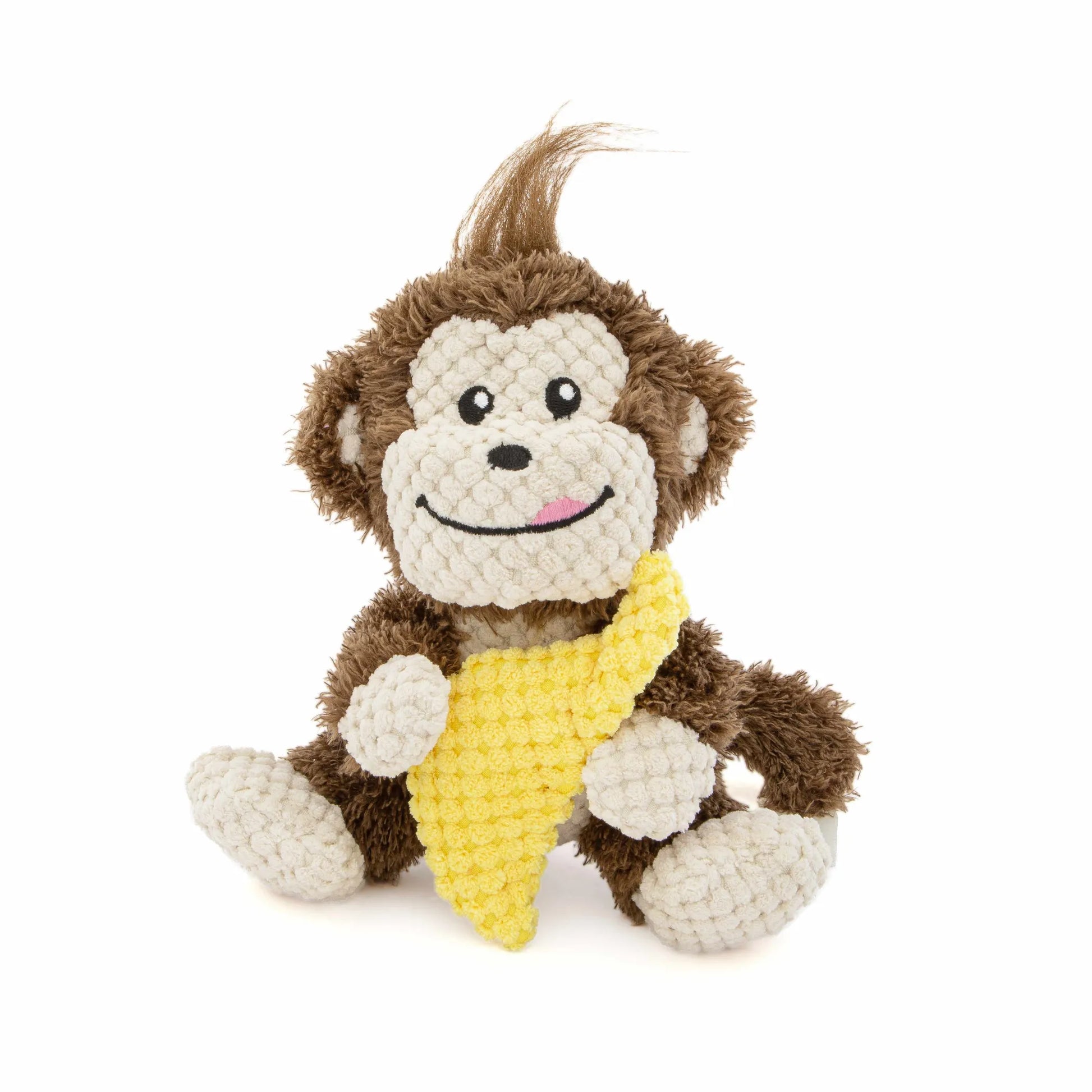 GURU Pet Company Loveys Monkey Plush Dog Toy Medium - Your Pet Connection