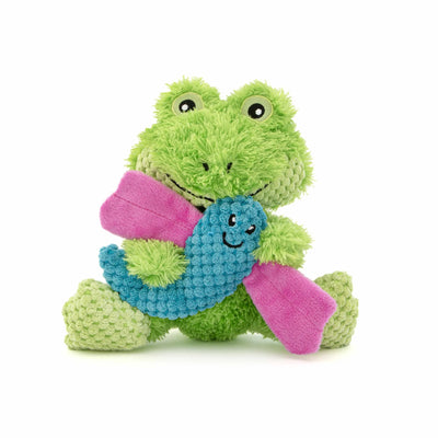GURU Pet Company Loveys Frog Plush Dog Toy Medium - Your Pet Connection