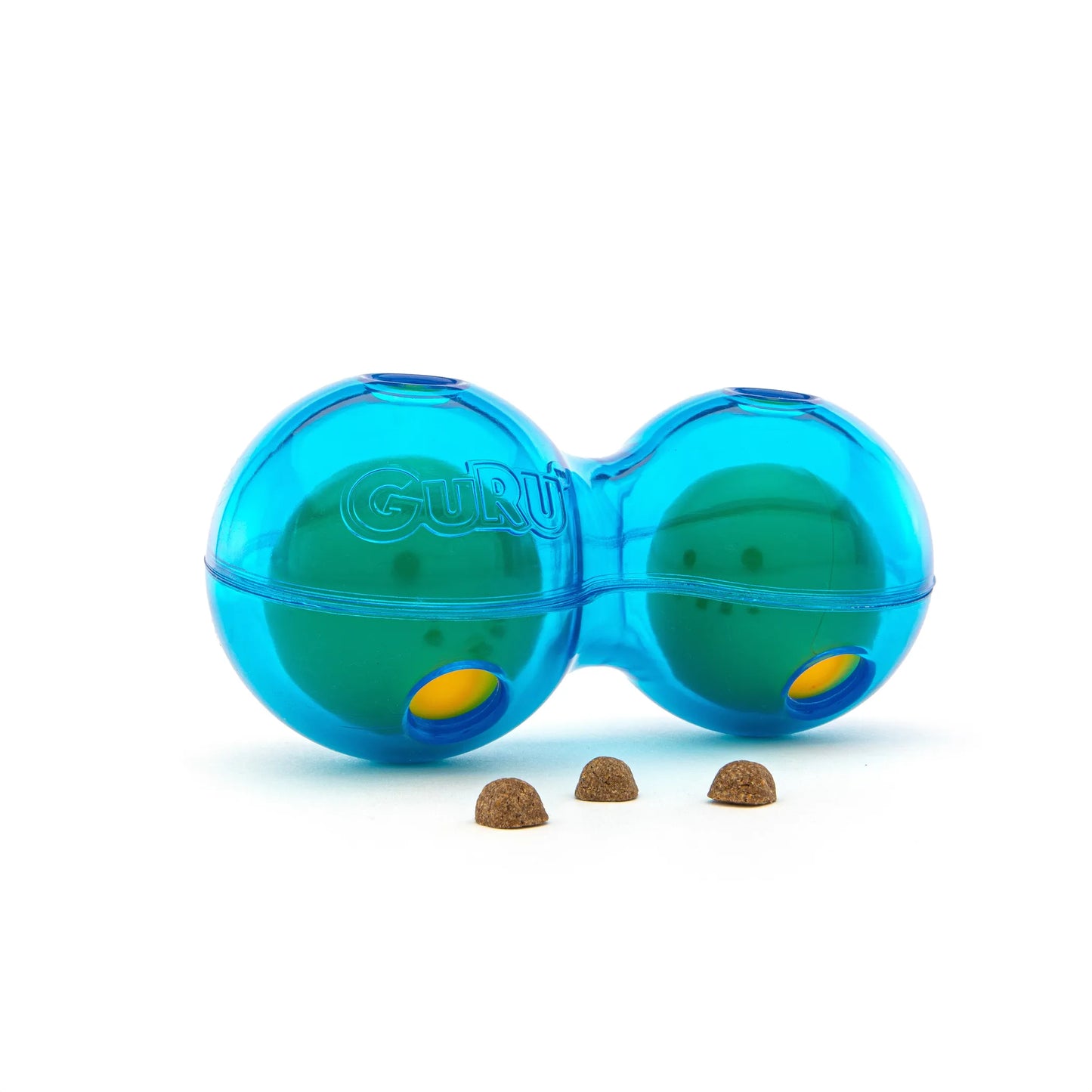 GURU Pet Company Duo-Ball Dog Toy 7.25 inches