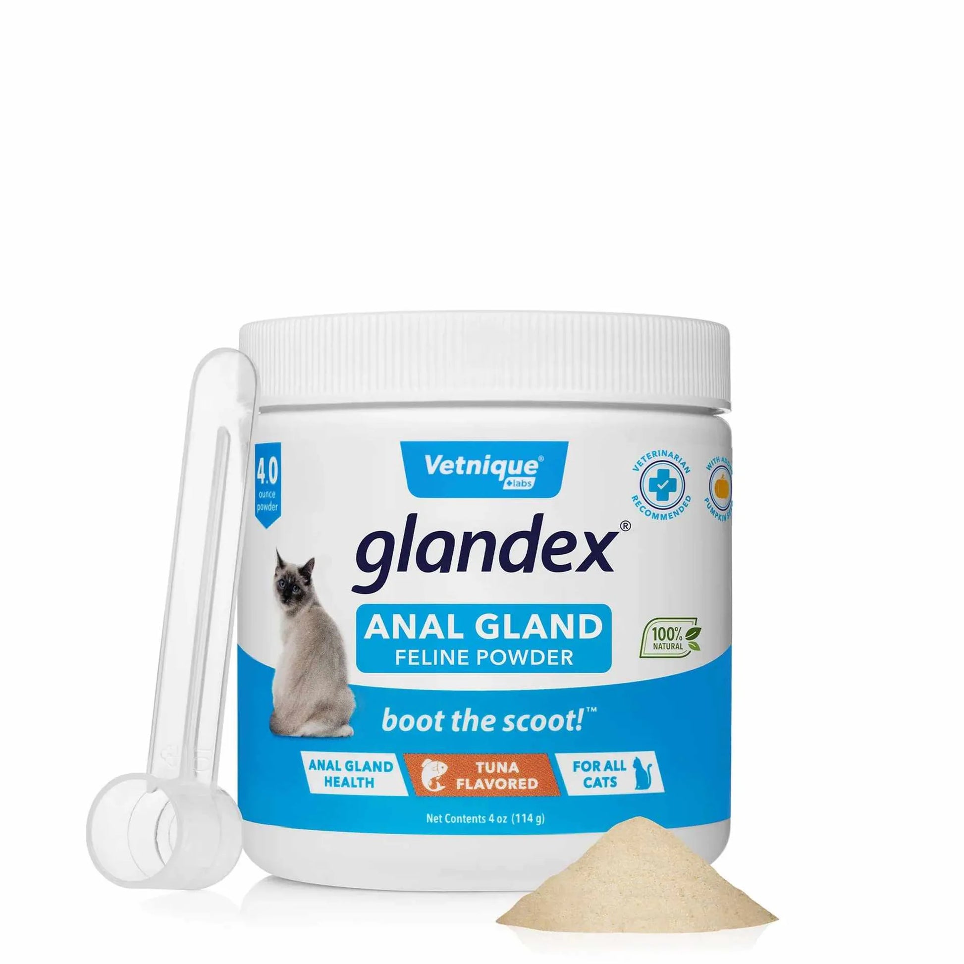 Glandex Feline Tuna Powder 4.0 oz Jar - Your Pet Connection