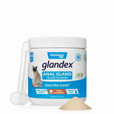 Glandex Feline Tuna Powder 4.0 oz Jar - Your Pet Connection
