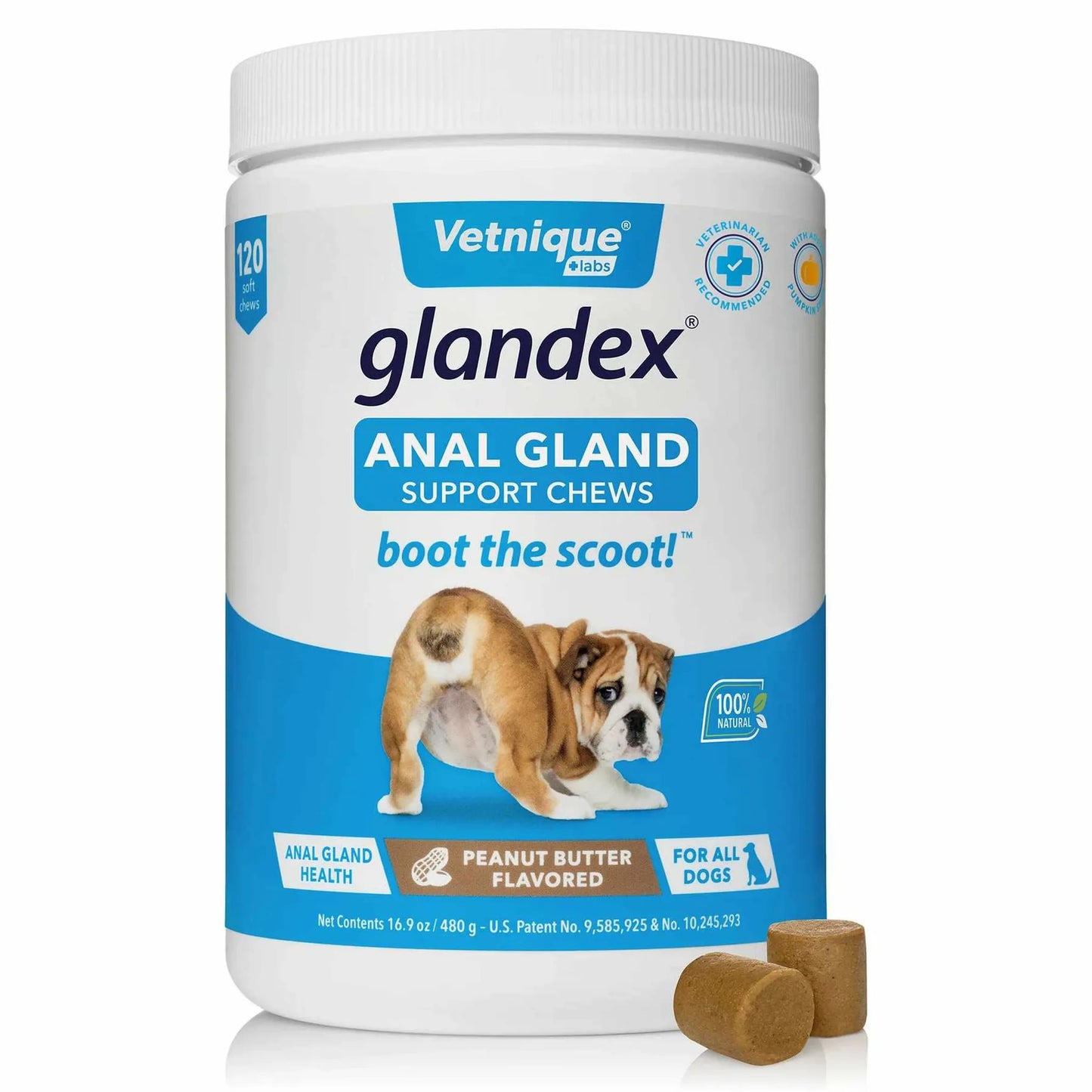Glandex Anal Gland Soft Chew Peanut Butter - Your Pet Connection