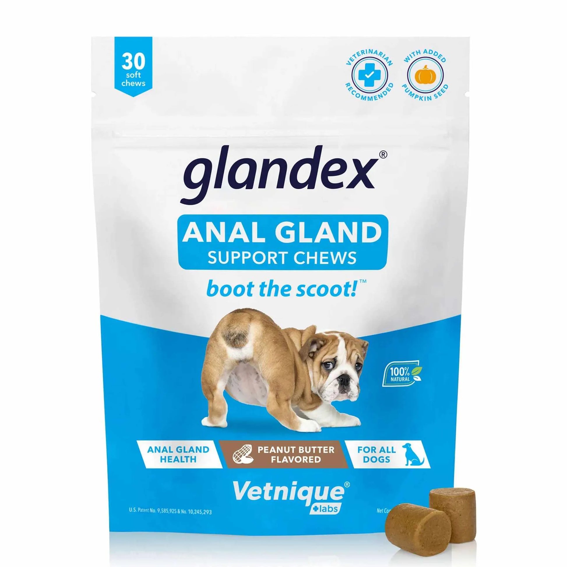 Glandex Anal Gland Soft Chew Peanut Butter - Your Pet Connection