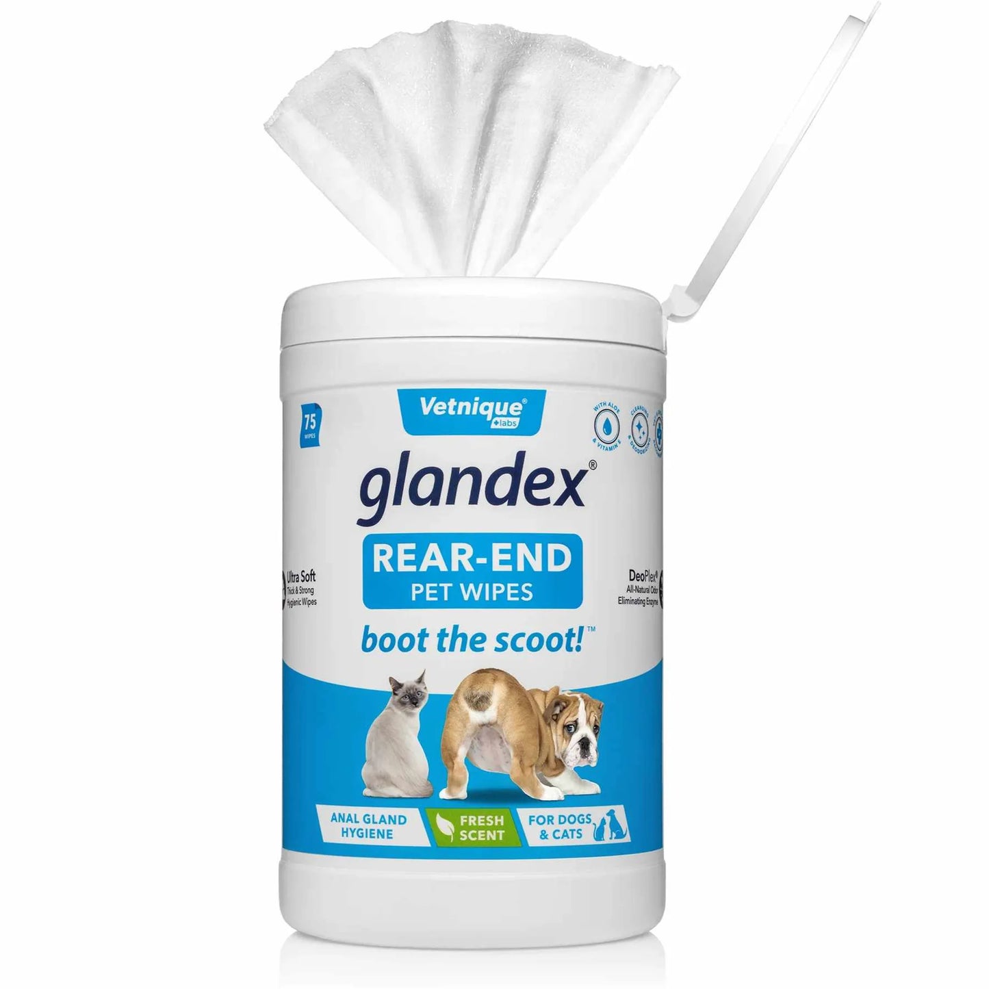 Glandex Gland Hygiene Wipes 60 Count